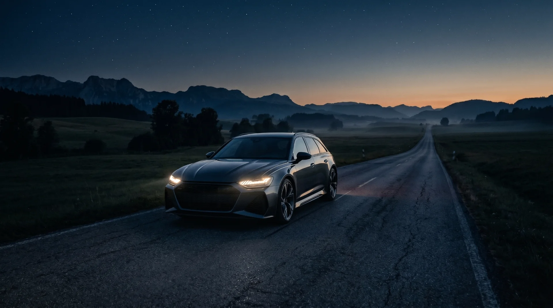 Luxusfahrzeug mit Premium-Felgen